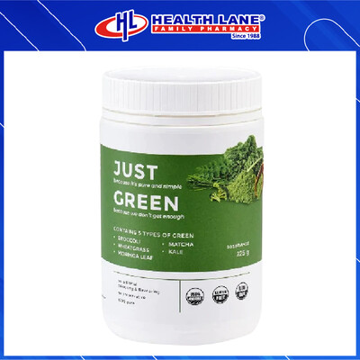 ORGANIC FIELDS JUST GREEN 225G
